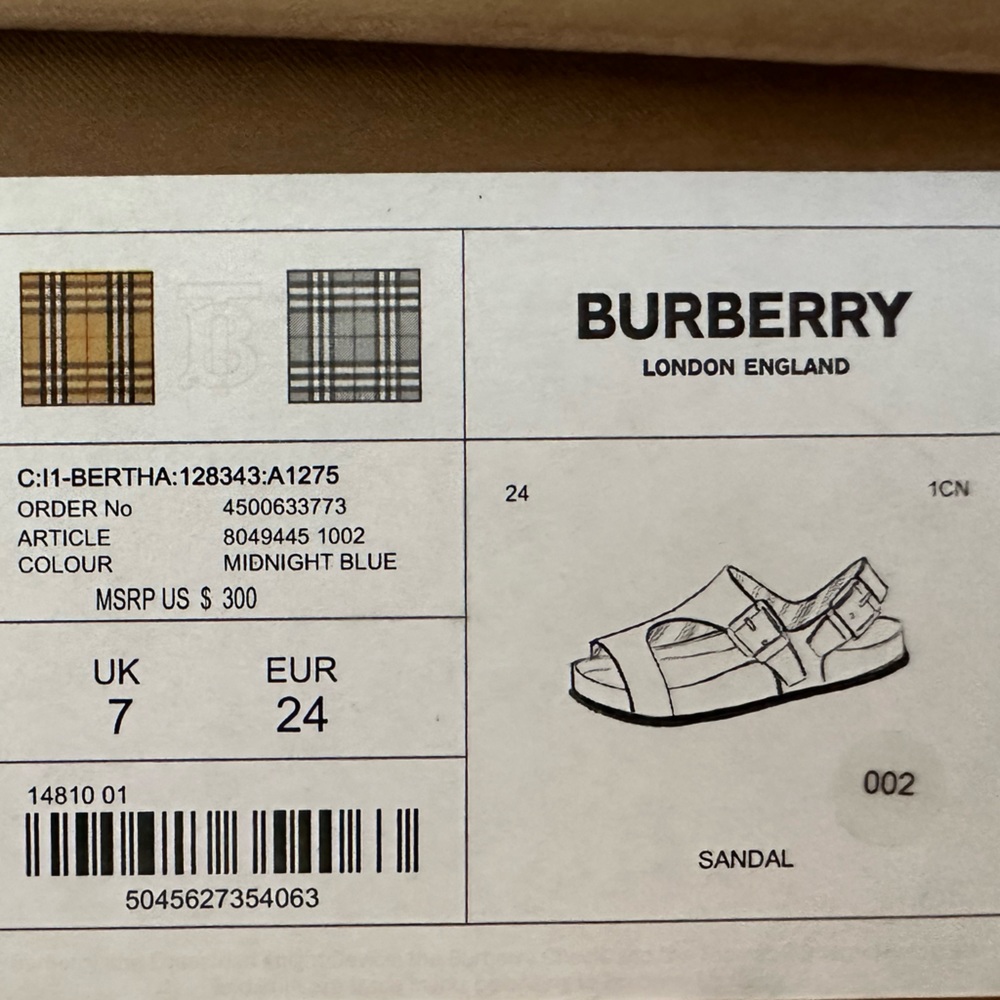 Burberry Sandals